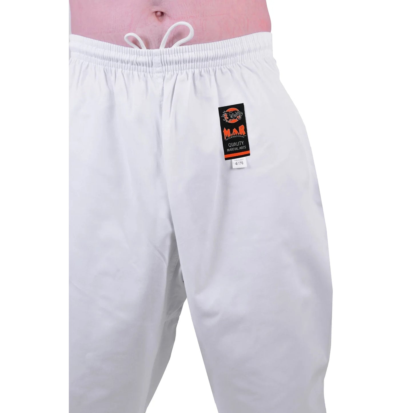 MAR-001A | Traditional White Karate Student Uniform Gi (7.5oz Fabric) + FREE BELT - Uniforms