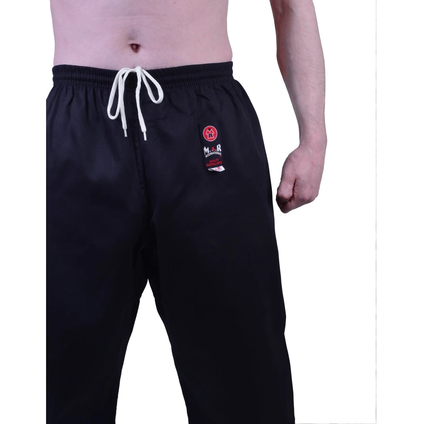 MAR-004B | Black Karate Student Uniform Gi (8.5oz Fabric) + FREE BELT - Uniforms