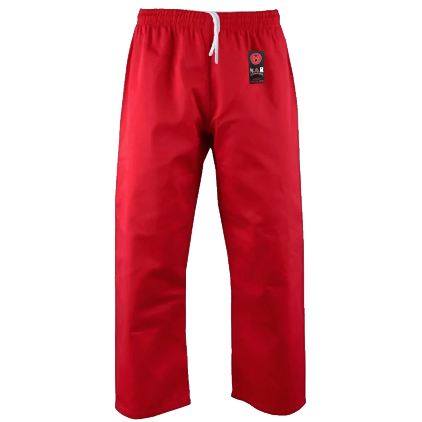 MAR-005A | Red Karate Student Uniform Gi (8oz Fabric) + FREE BELT - Uniforms