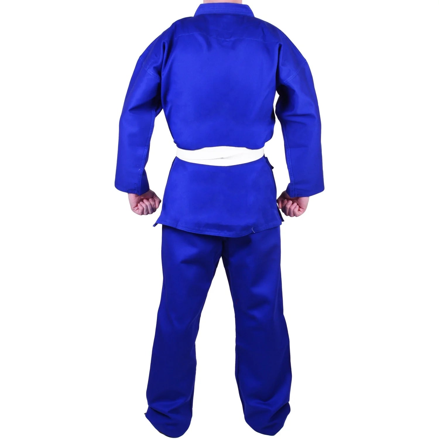 MAR-005B | Blue Karate Student Uniform Gi (8oz Fabric) + FREE BELT - Uniforms