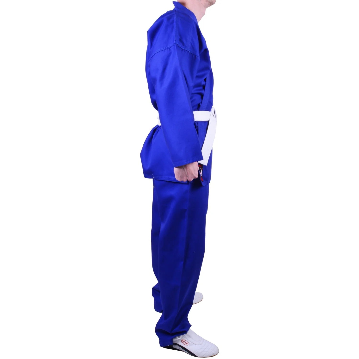 MAR-005B | Blue Karate Student Uniform Gi (8oz Fabric) + FREE BELT - Uniforms