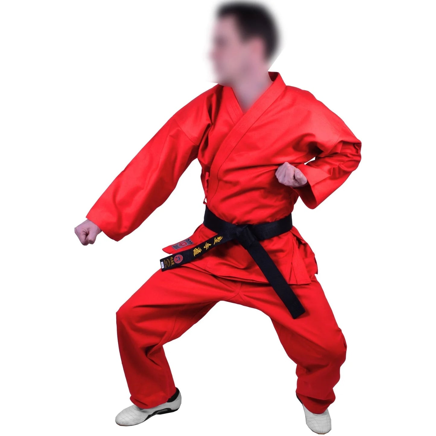 MAR-018 | Red Karate Tournament Heavyweight Uniform (14oz Canvas Fabric) - Uniforms