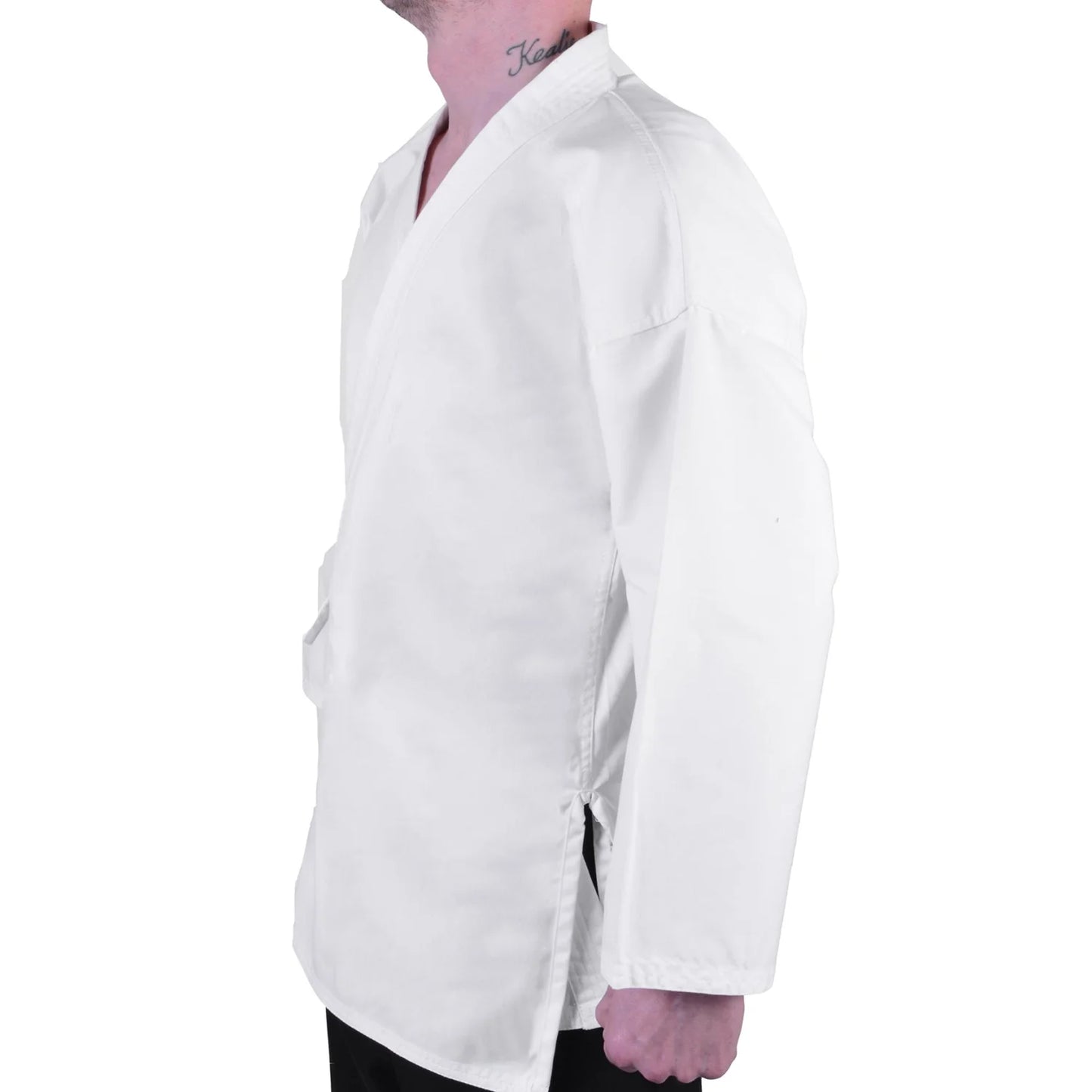 MAR-019A | Traditional White Karate Jacket - Uniforms