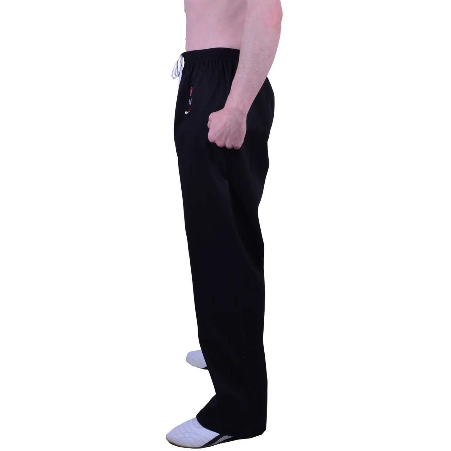 MAR-020B | 8oz Black Traditional Karate Trousers - Trousers