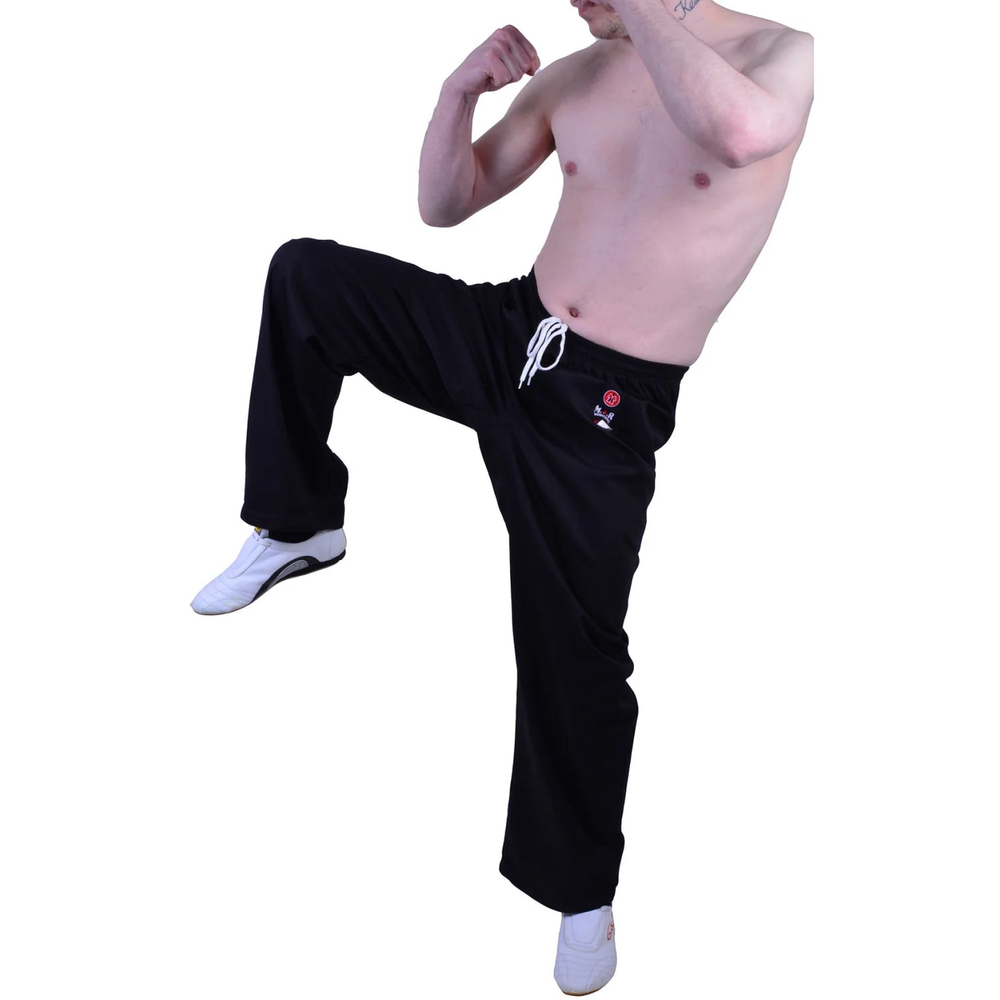 MAR-020B | 8oz Black Traditional Karate Trousers - Trousers