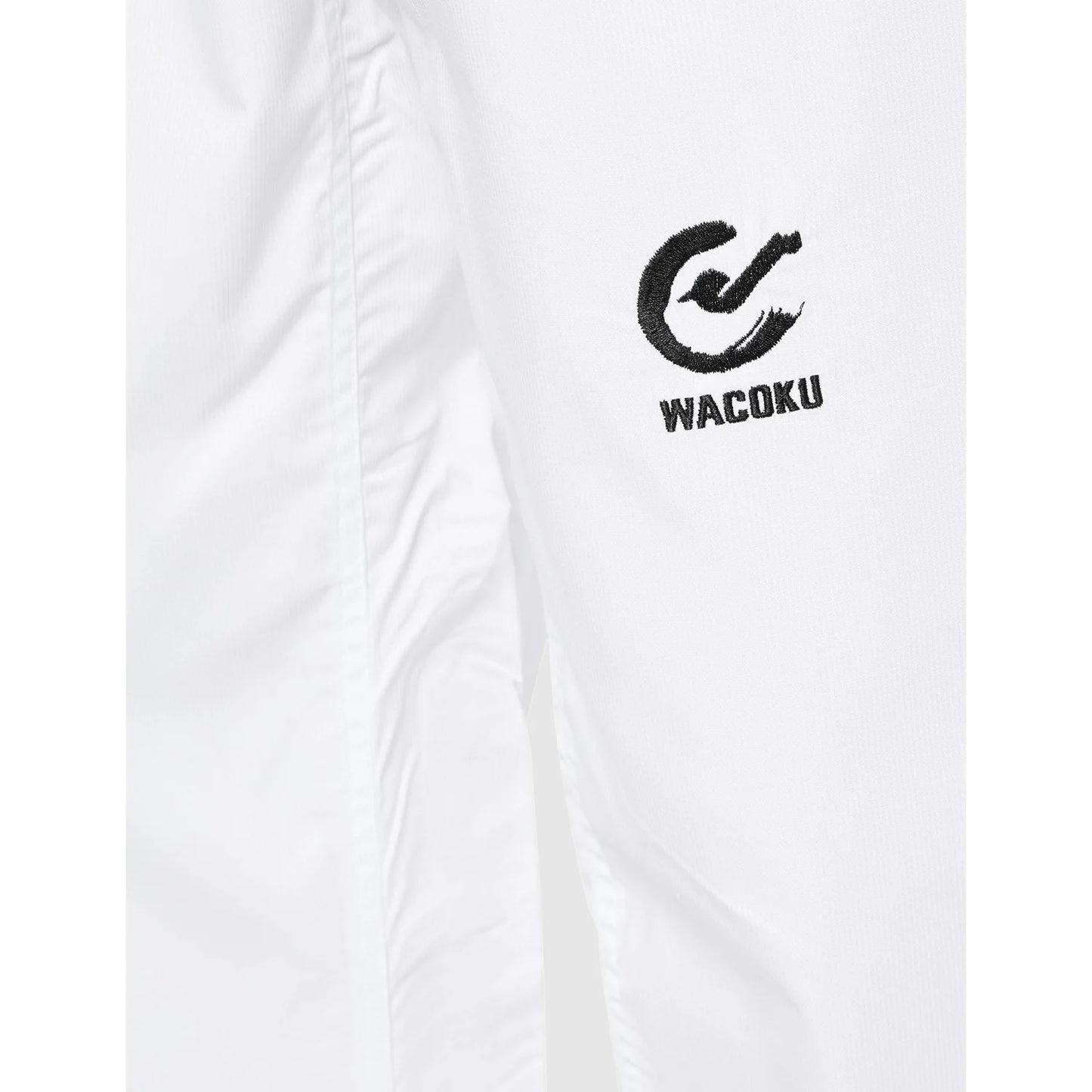 MAR-032A | White WT Approved Taekwondo Uniform w/ Black Trim - Uniforms