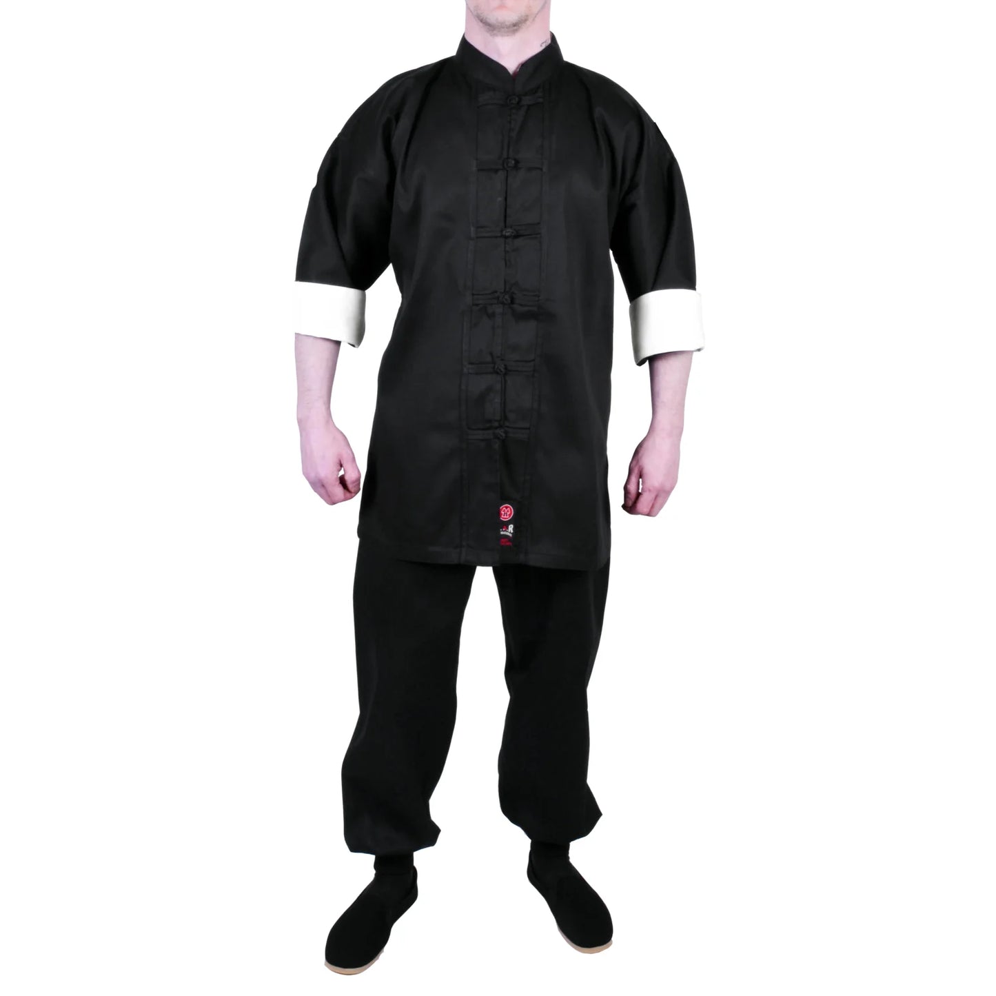 MAR-043 | Kung-Fu Uniform w/ White Cuff For Students - Uniforms