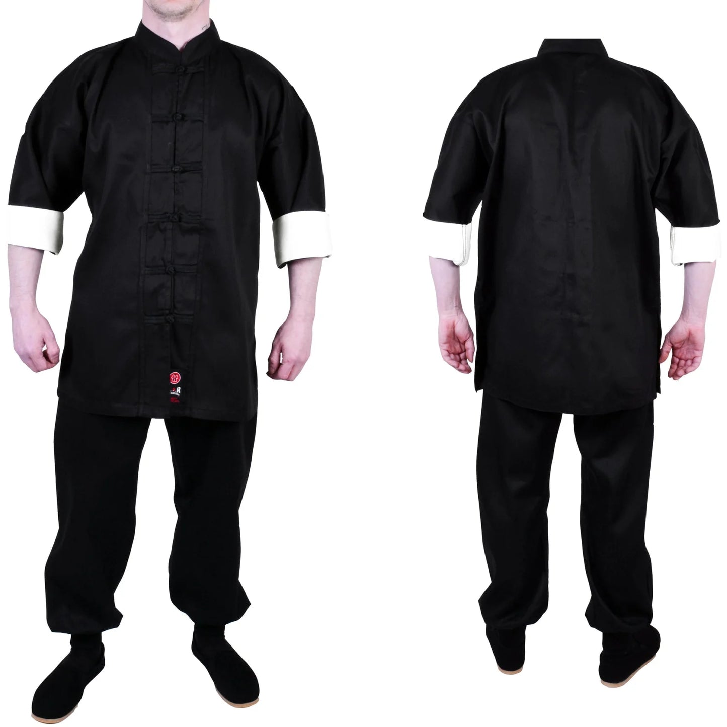 MAR-043 | Kung-Fu Uniform w/ White Cuff For Students - Uniforms