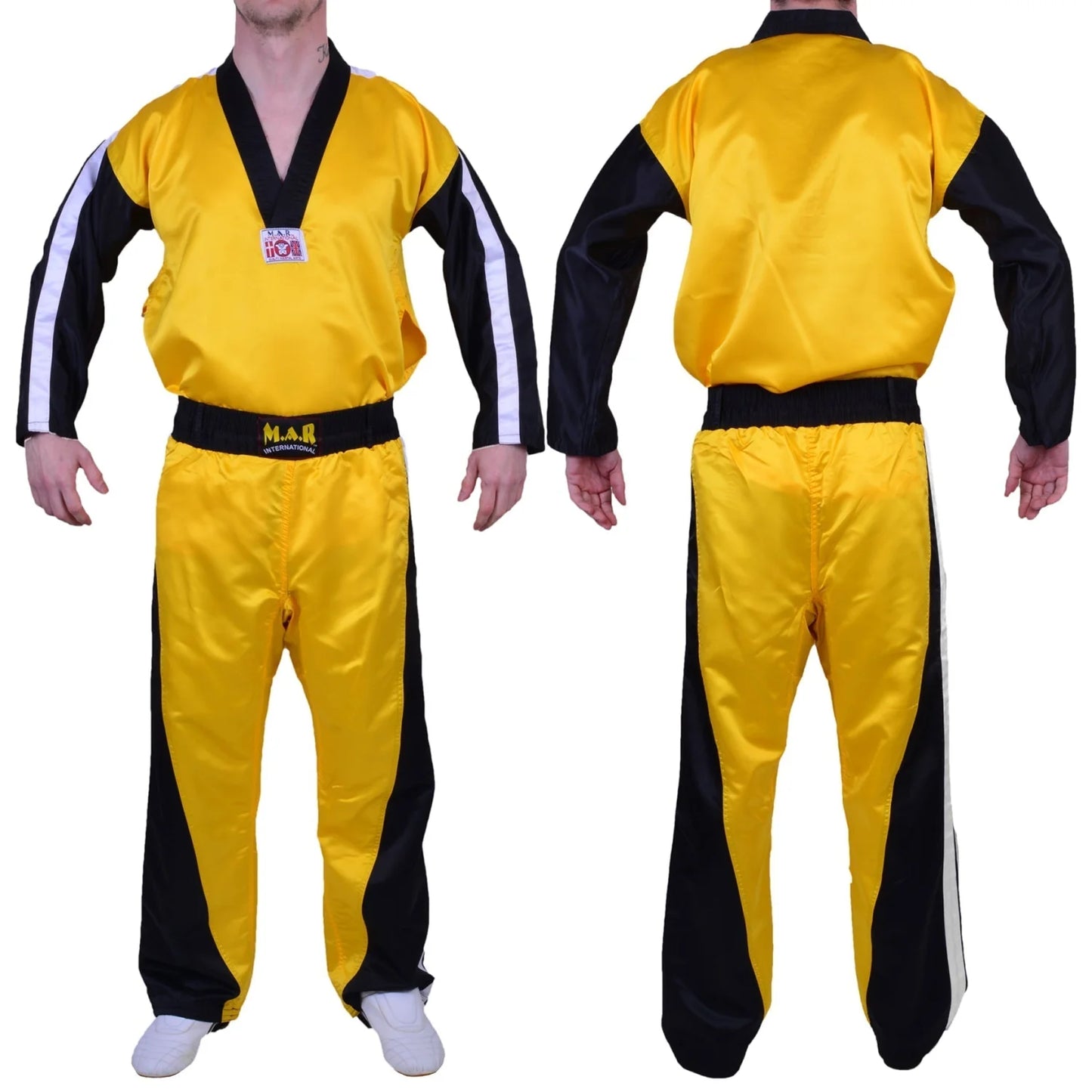 MAR-055 | Yellow & Black Freestyle Uniform - Uniforms