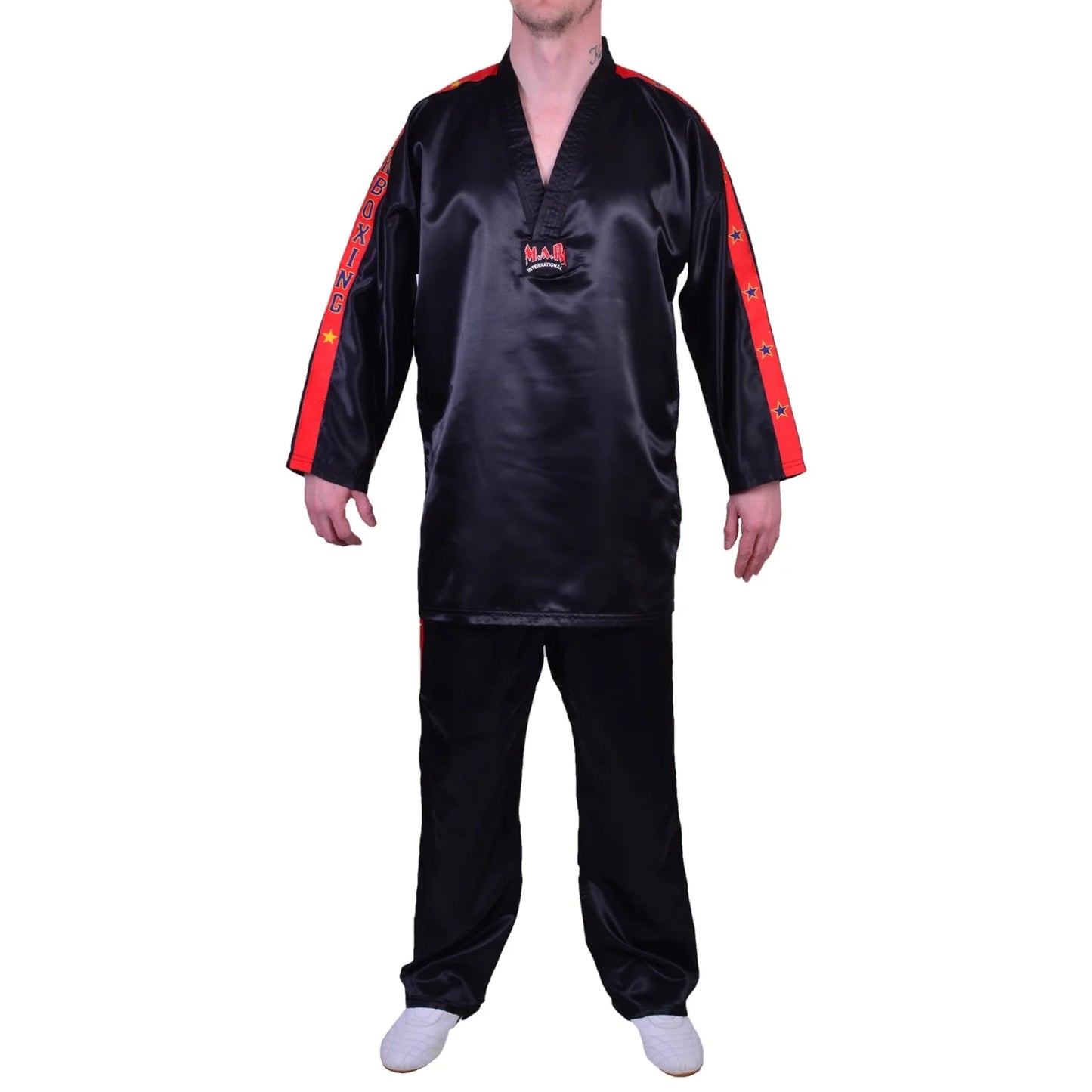 MAR-056 | Black Kickboxing Training & Competition Uniform - Uniforms