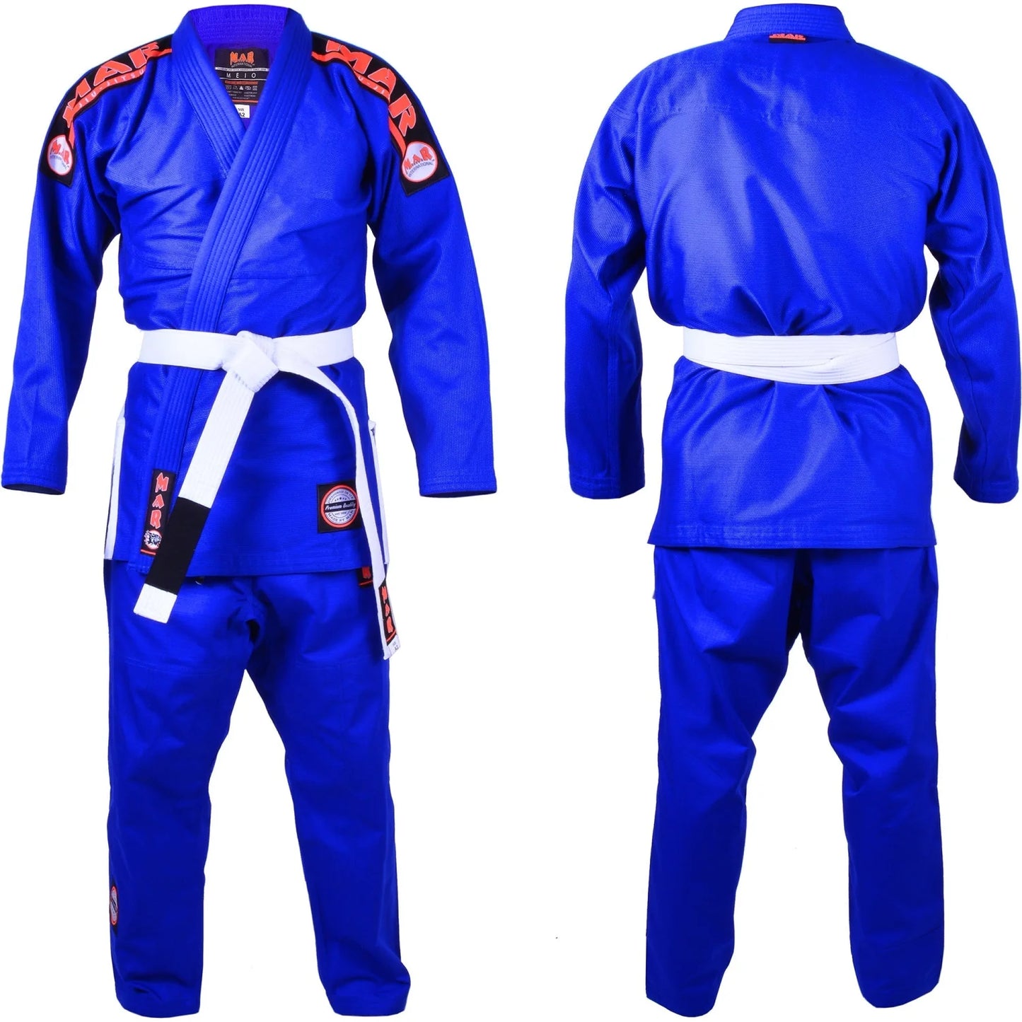 MAR-061C | Blue Brazilian Jiu-Jitsu Uniform - Uniforms