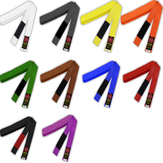MAR-082 | Brazilian Jiu-Jitsu Ranking Belts Size A1 to A4 (Adult Sizes) - Belts