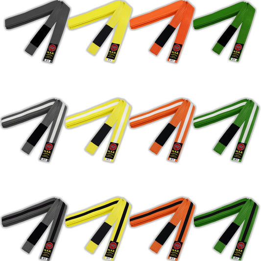 MAR-082 | Brazilian Jiu-Jitsu Ranking Belts Size M0 to M4 (Child Sizes) - Belts