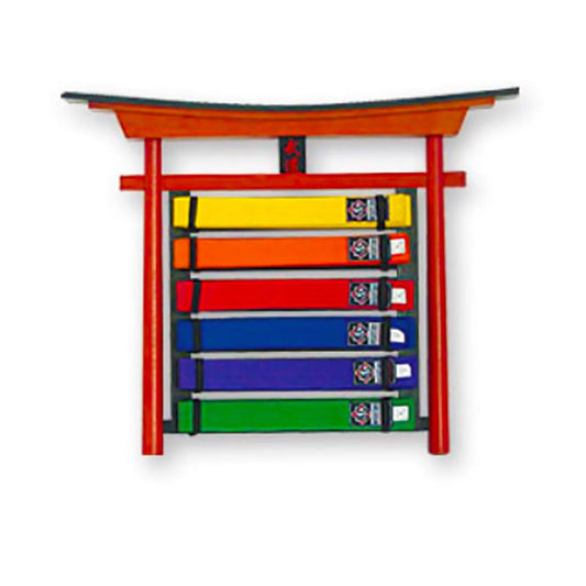 MAR-083B | Six Level Wall Mounted Belt Rack - Large Accessories