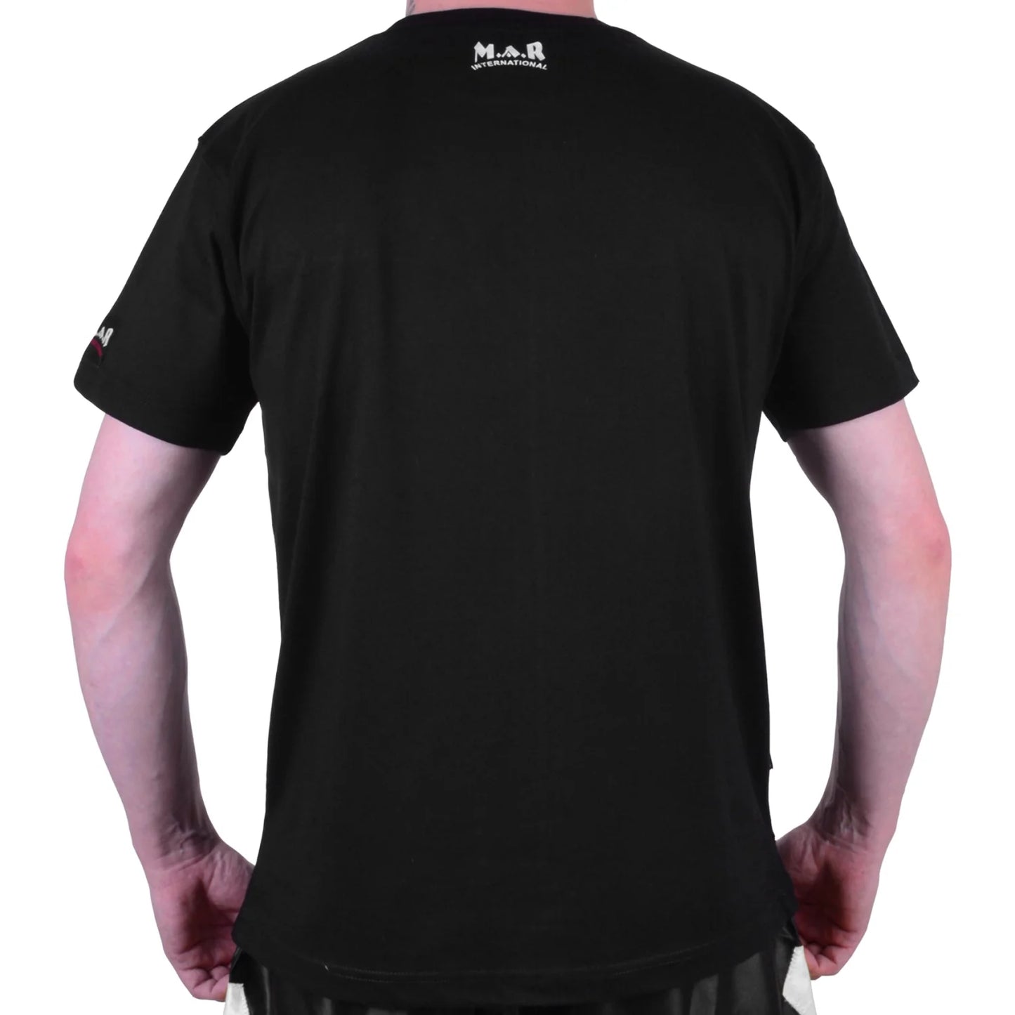 MAR-084A | Black Round-Neck Martial Arts T-Shirt - T-Shirts