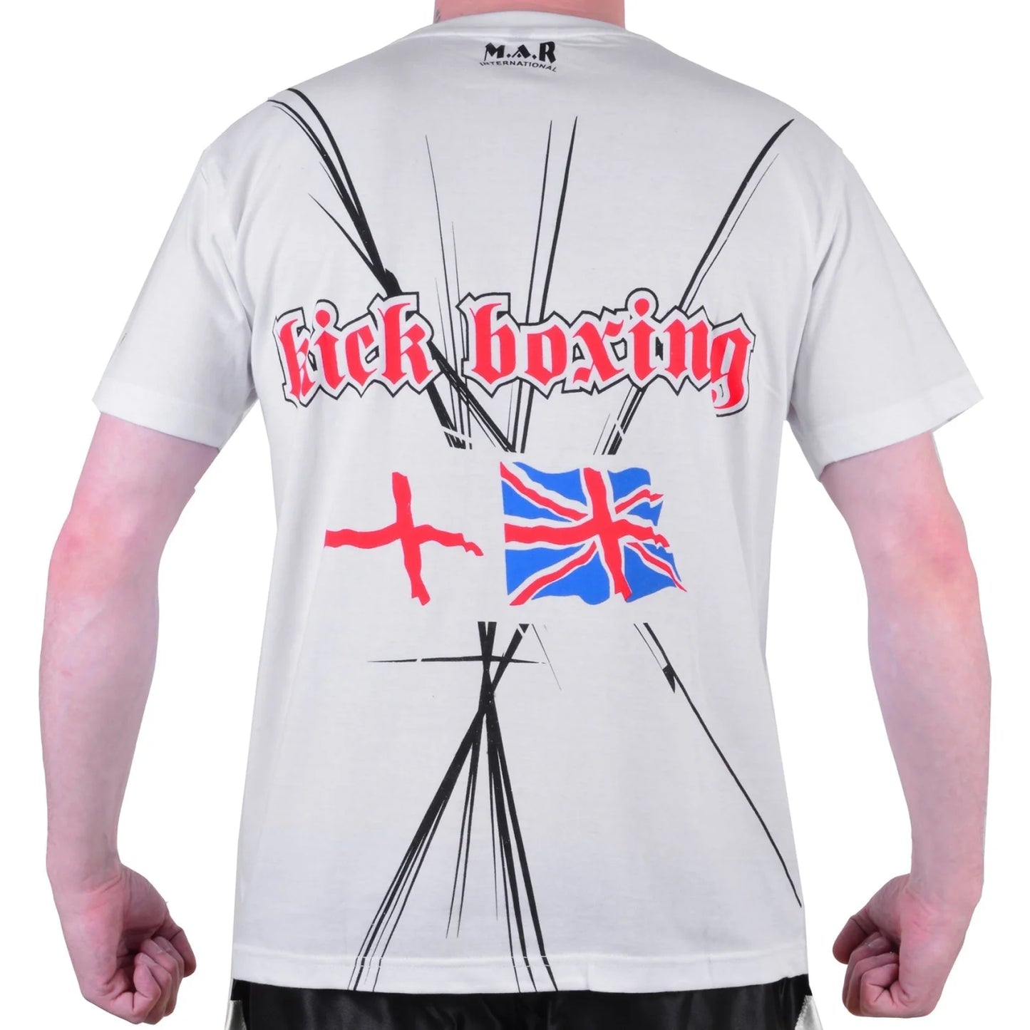 MAR-084L | Black Round-Neck Kickboxing T-Shirt - T-Shirts