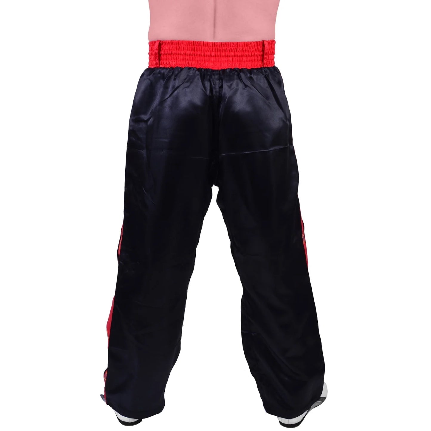 MAR-086B | Black Stripe Freestyle Trouser w/ Stars - Trousers