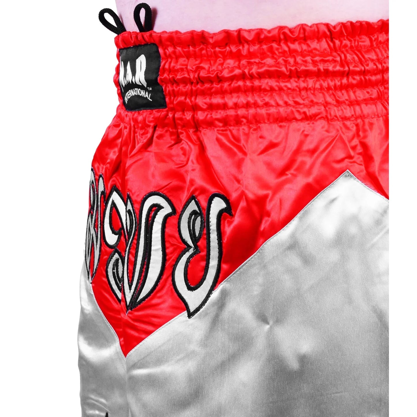 MAR-091H | Red & Black Kickboxing & Thai Boxing Shorts - Shorts