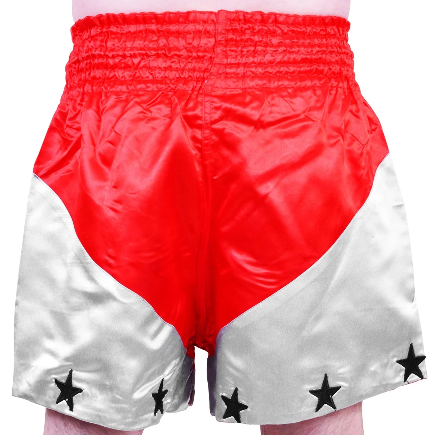 MAR-091H | Red & Black Kickboxing & Thai Boxing Shorts - Shorts