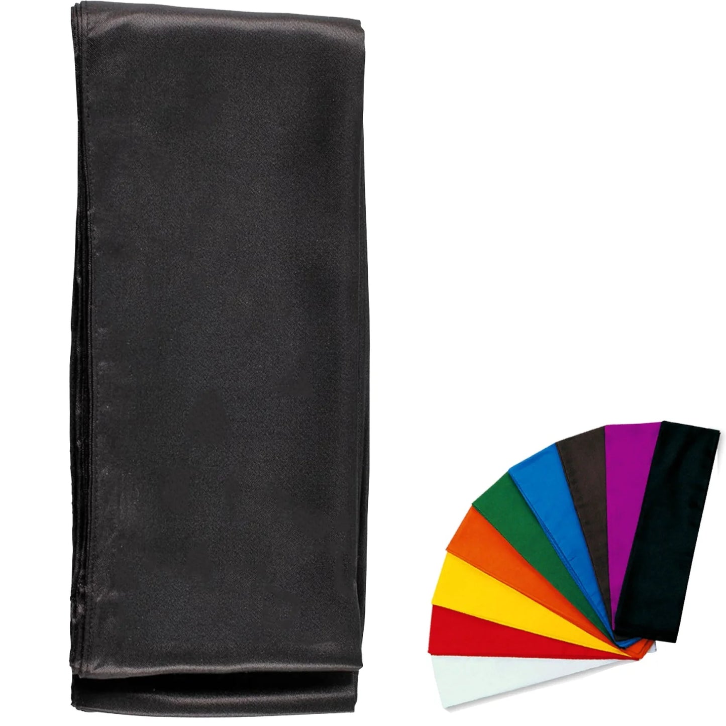 MAR-094 | Kickboxing & Muay-Thai Grading Sashes - Black / Wholesale - Small Accessories
