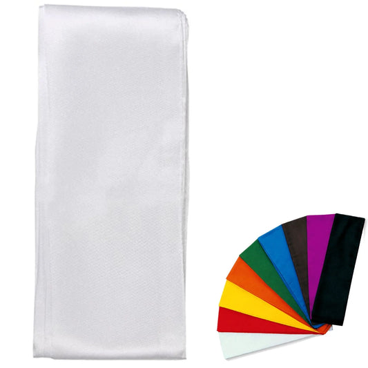 MAR-094 | Kickboxing & Muay-Thai Grading Sashes - White / Wholesale - Small Accessories