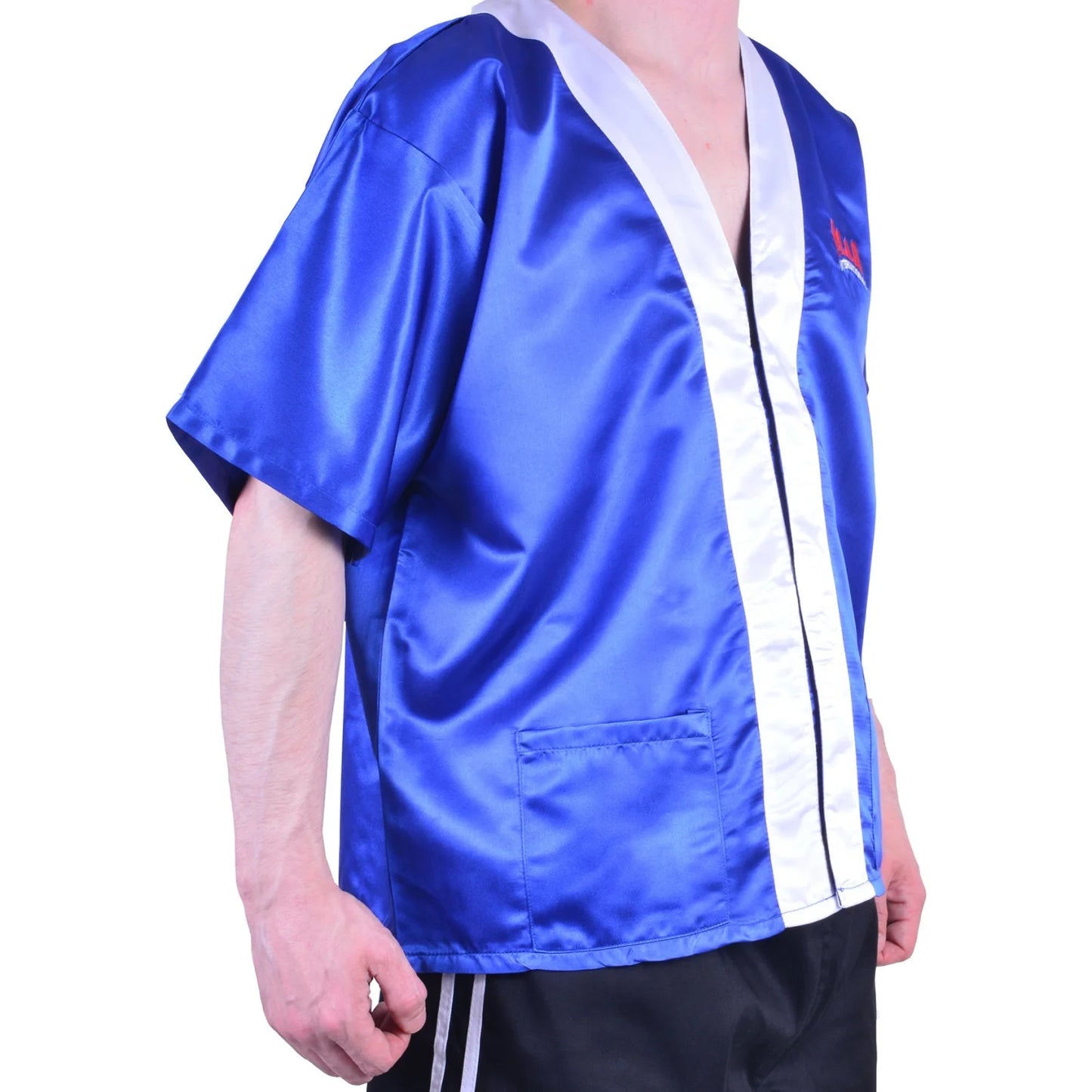 MAR-099C | Blue Boxing Cornerman’s Jacket - Robes