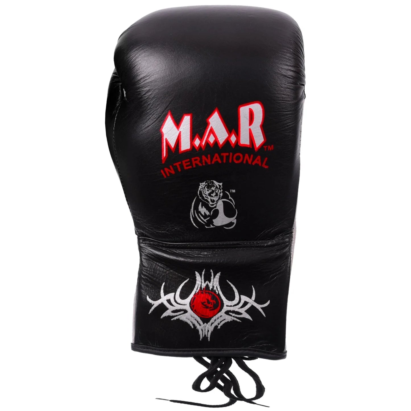 MAR-108A | Black Genuine Cowhide Leather Boxing Gloves/Kickboxing - Gloves