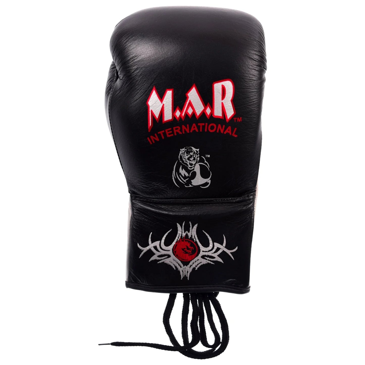 MAR-108B | Black Genuine Cowhide Leather Boxing Gloves/Kickboxing - Gloves