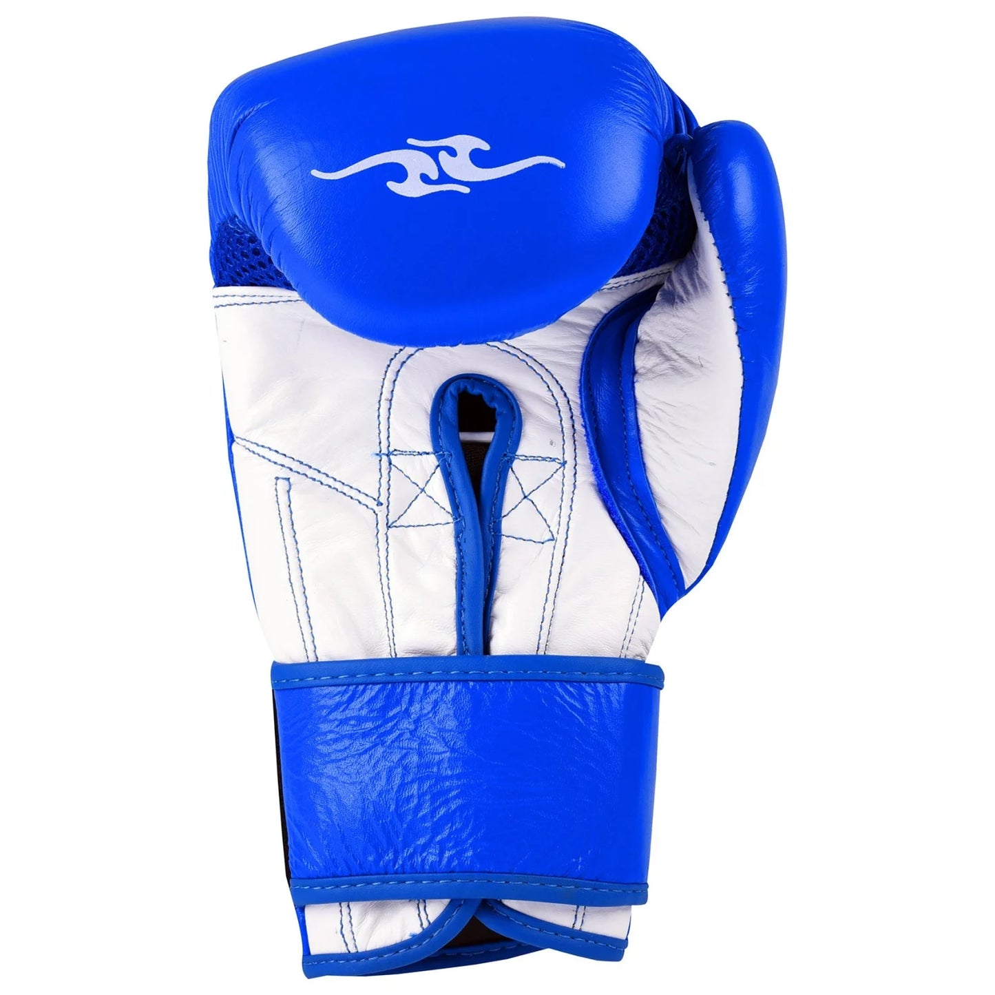 MAR-109 | Blue Genuine Cowhide Leather Boxing Gloves/Kickboxing - Gloves