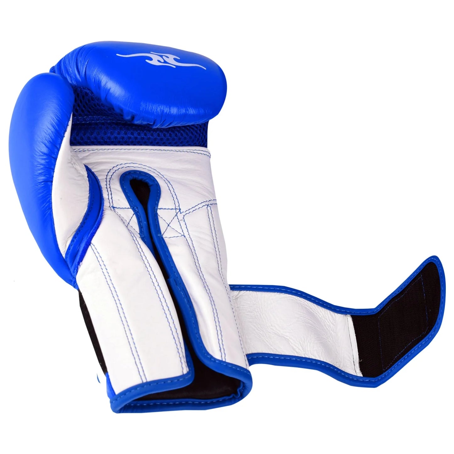 MAR-109 | Blue Genuine Cowhide Leather Boxing Gloves/Kickboxing - Gloves