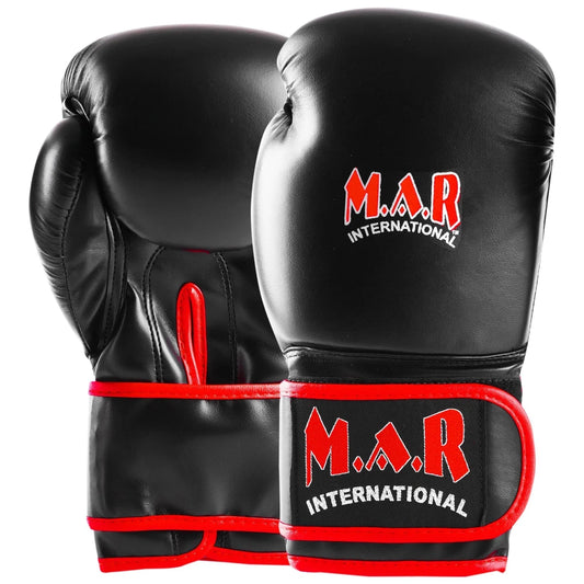MAR-112A | Black Boxing & Kickboxing Gloves - Gloves