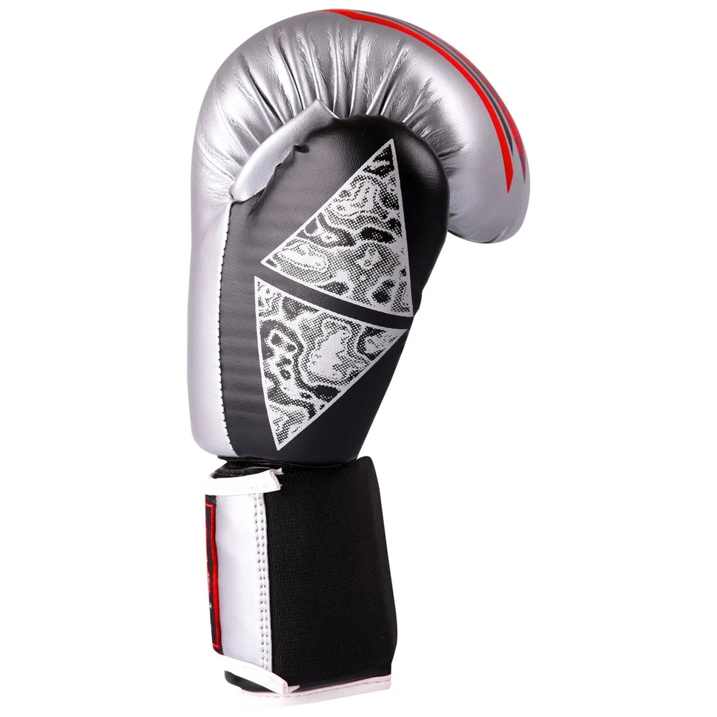MAR-113A | Grey & Black Boxing/Kickboxing Competition Gloves - Gloves