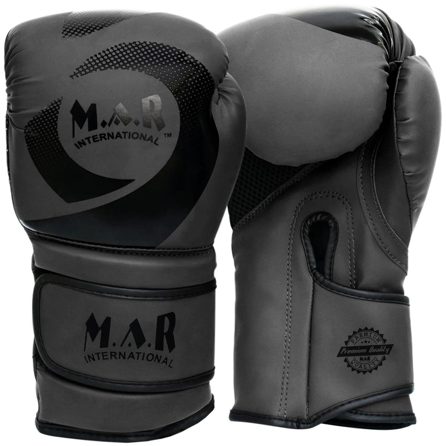 MAR-113B | Black Boxing & Kickboxing Competition Gloves - Gloves