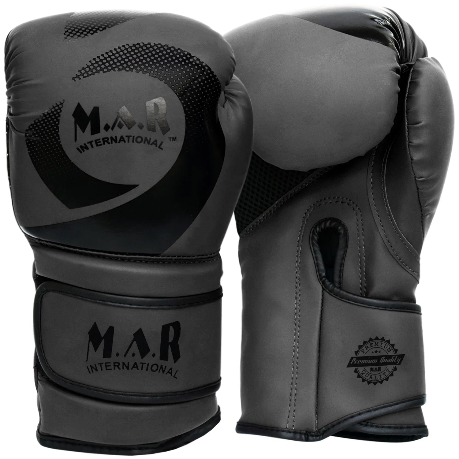 MAR-113B | Black Boxing & Kickboxing Competition Gloves - Gloves