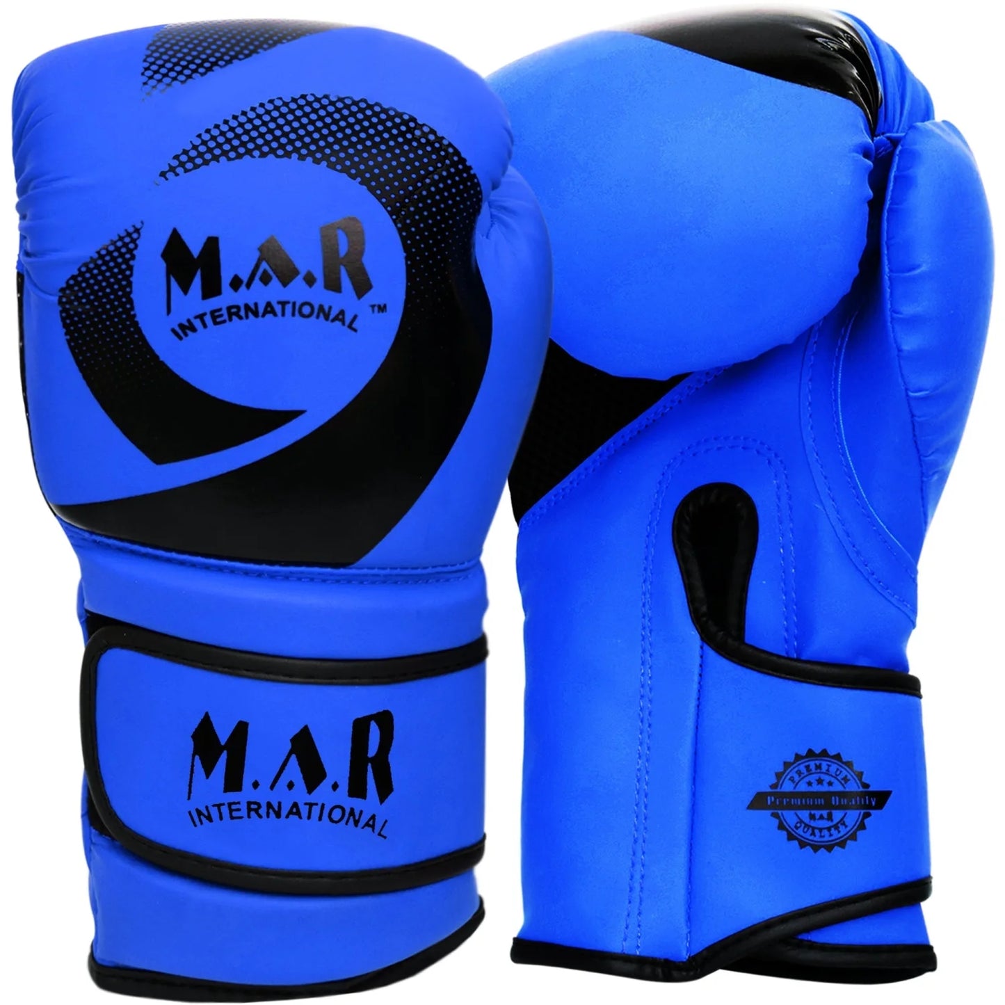 MAR-113D | Blue Boxing & Kickboxing Competition Gloves - Gloves