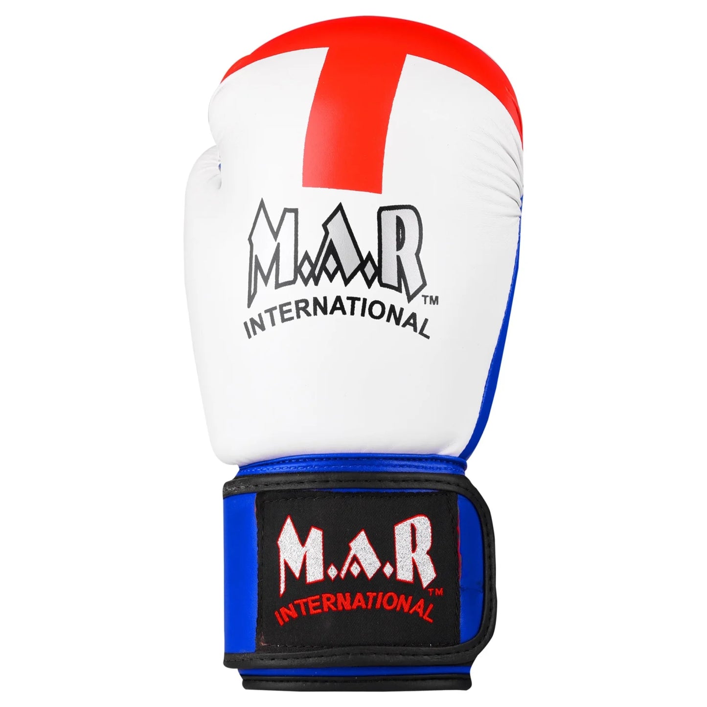 MAR-115 | White St Georges Boxing/Kickboxing Gloves - Gloves