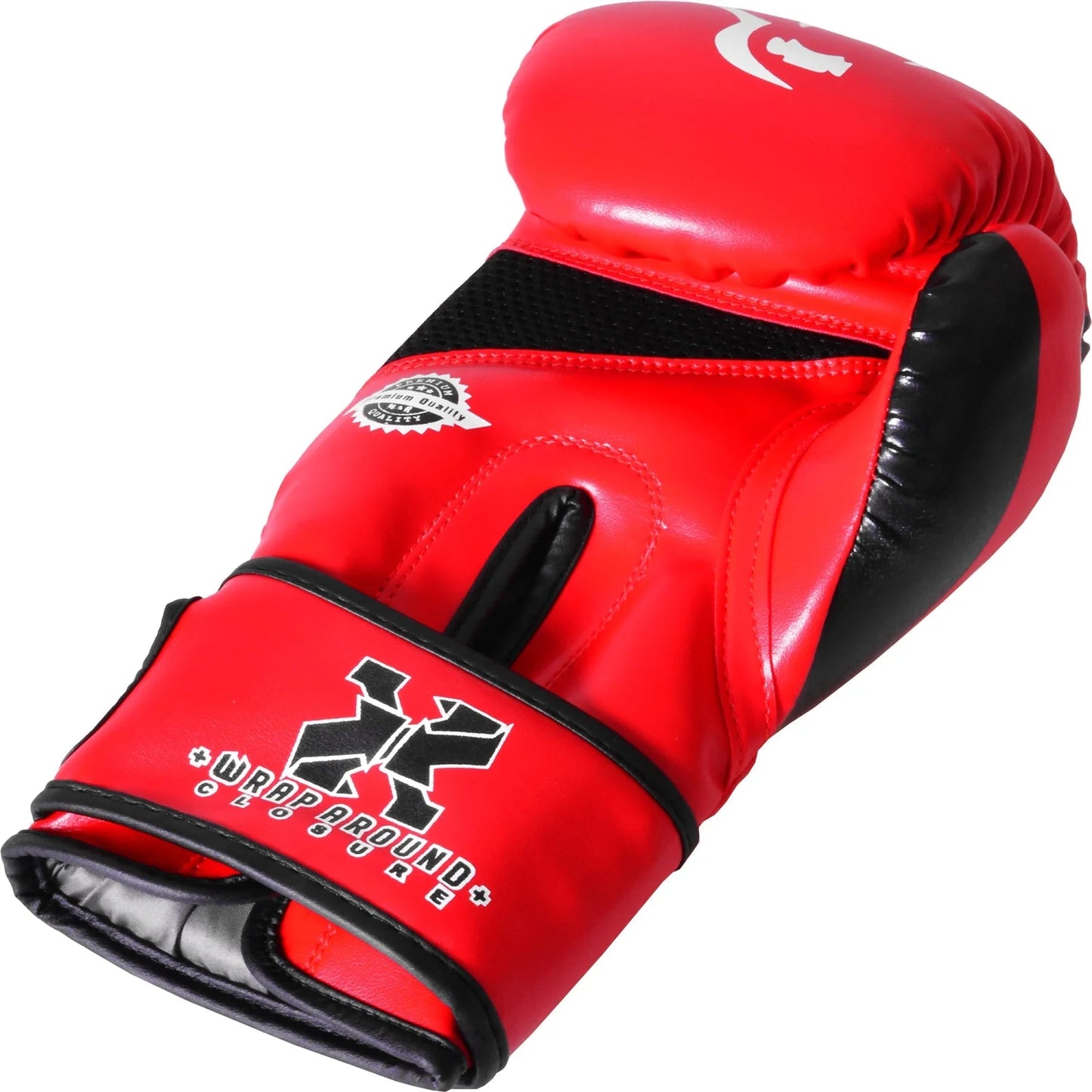 MAR-118D | Red & Black Tiger Print Boxing & Kickboxing Gloves - Gloves