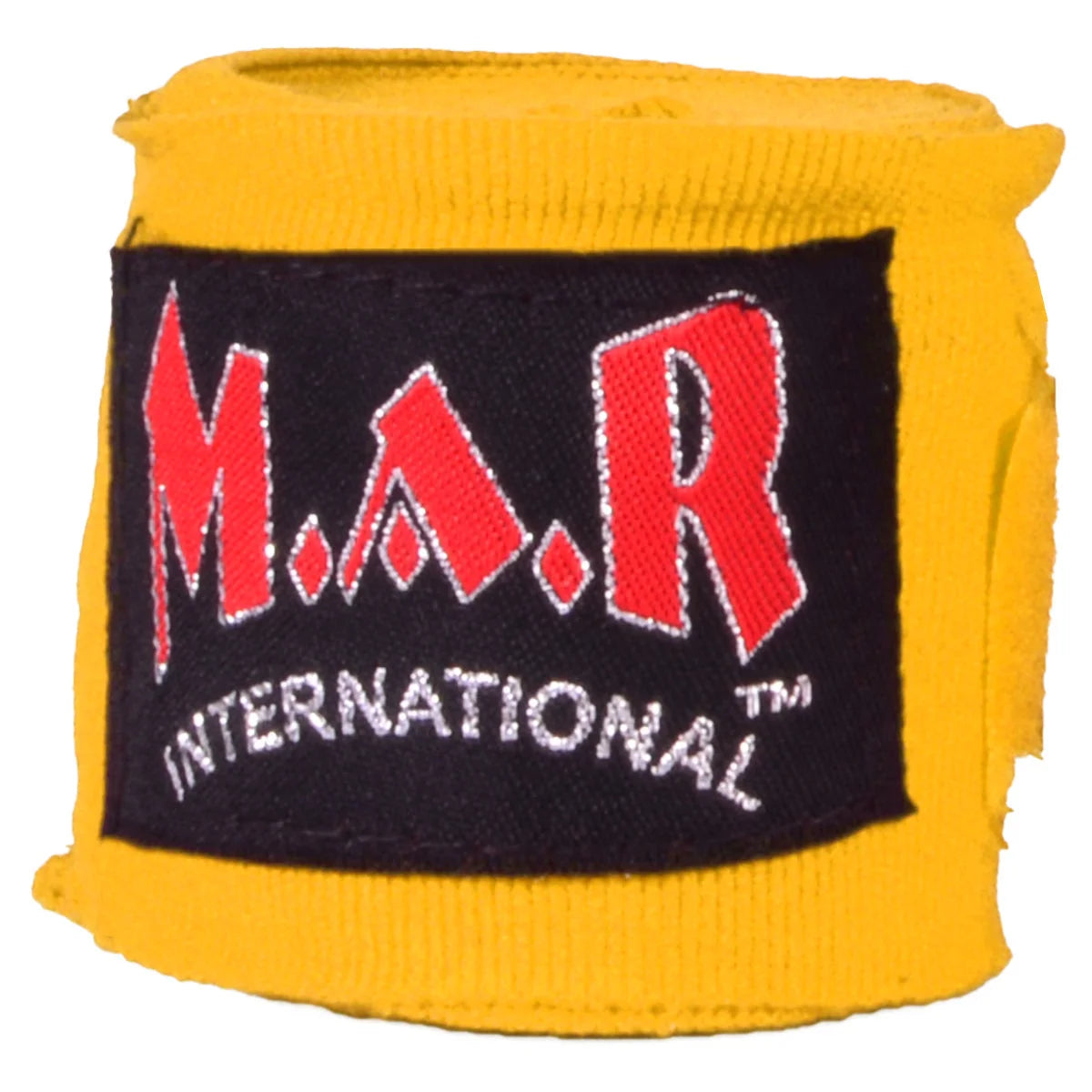MAR-121E | Yellow Elasticated Boxing & Martial Arts Hand Wraps - Small Accessories