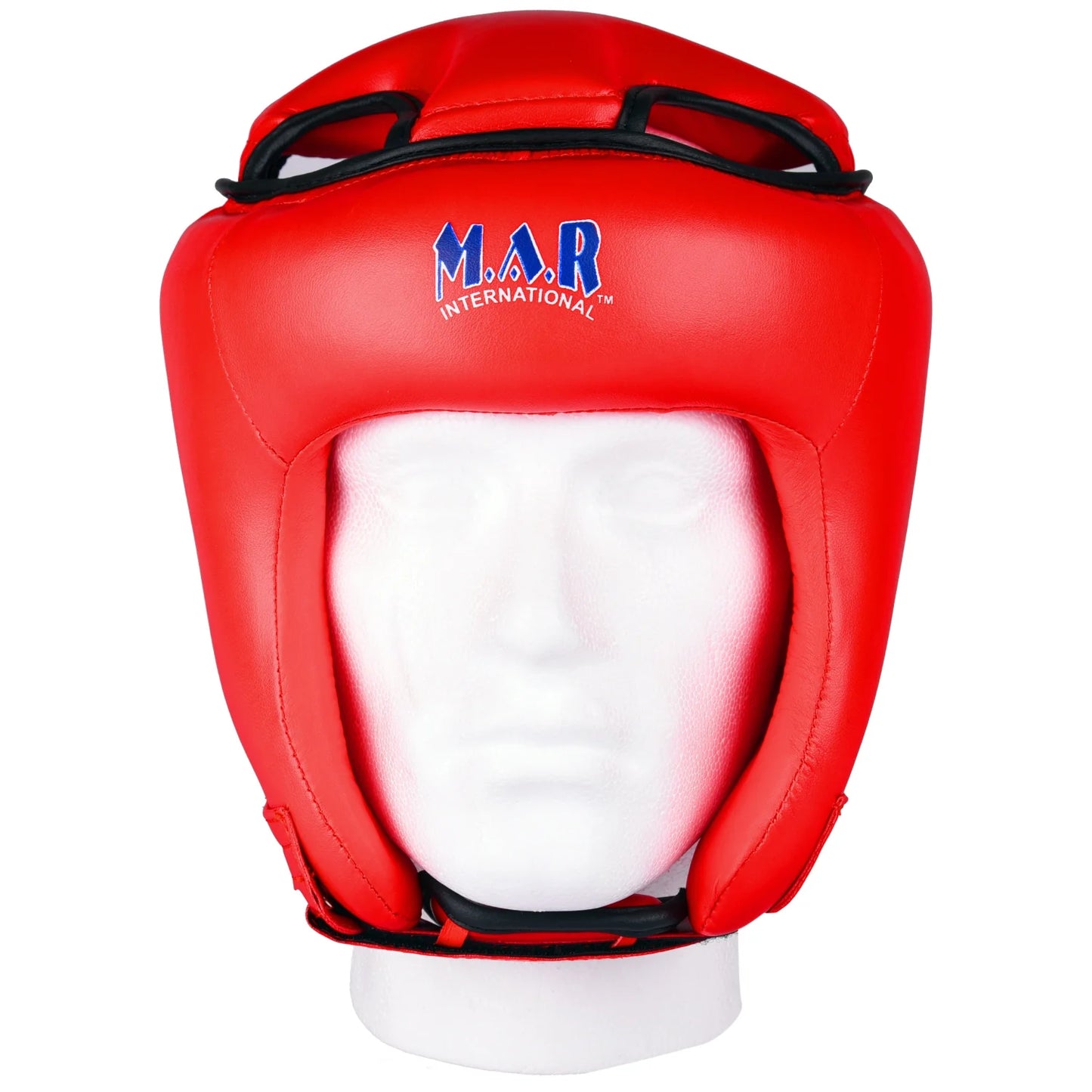 MAR-127A | Red Kickboxing/Boxing Head Guard For Training - Head Guard