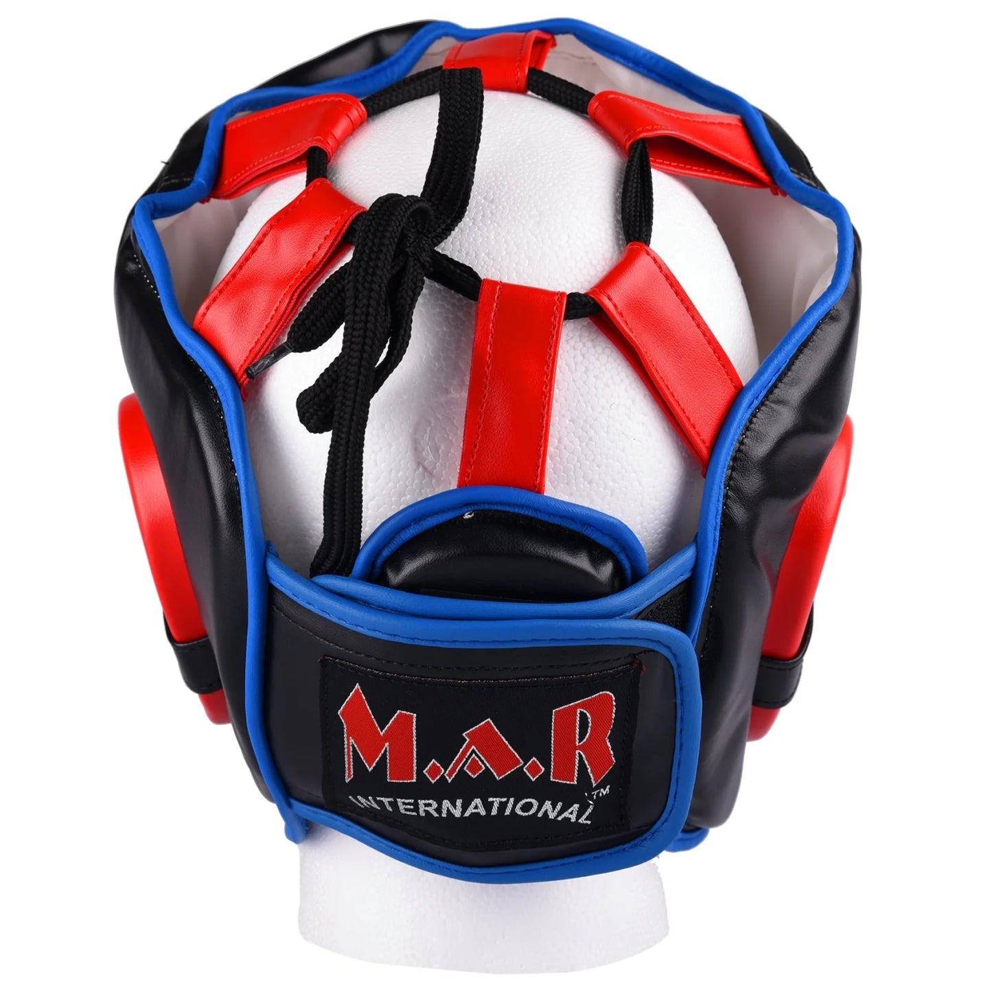 MAR-129 | Black & Red Boxing Head Guard For Training - Head Guard