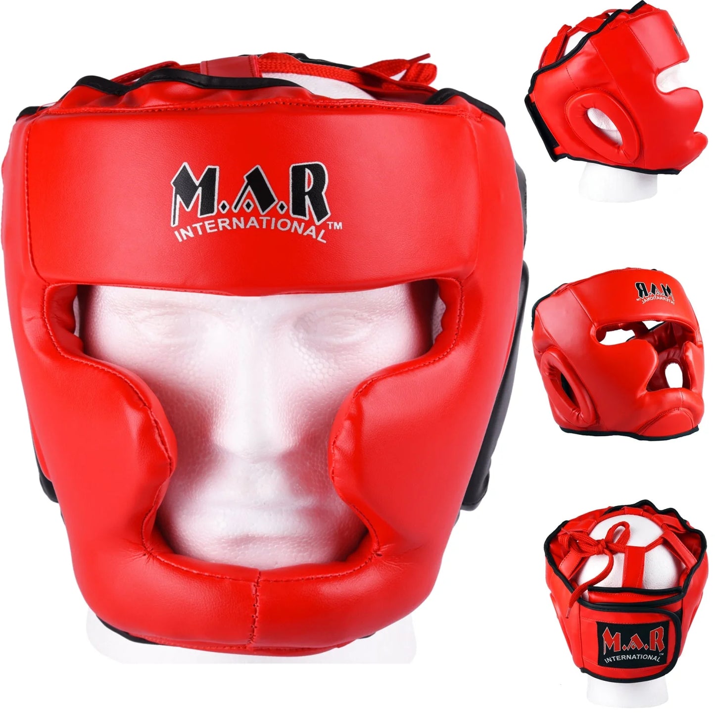 MAR-131A | Genuine Cowhide Leather Head Guard For Competition & Training - Head Guard