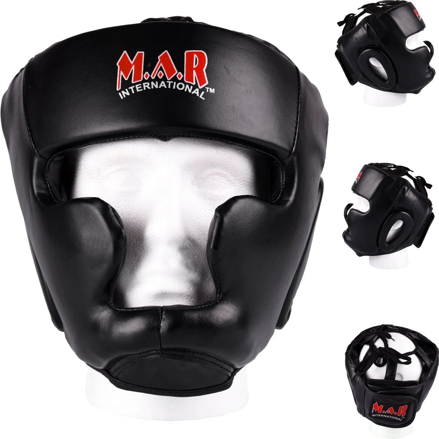 MAR-131B | Genuine Cowhide Leather Head Guard For Competition & Training - Head Guard