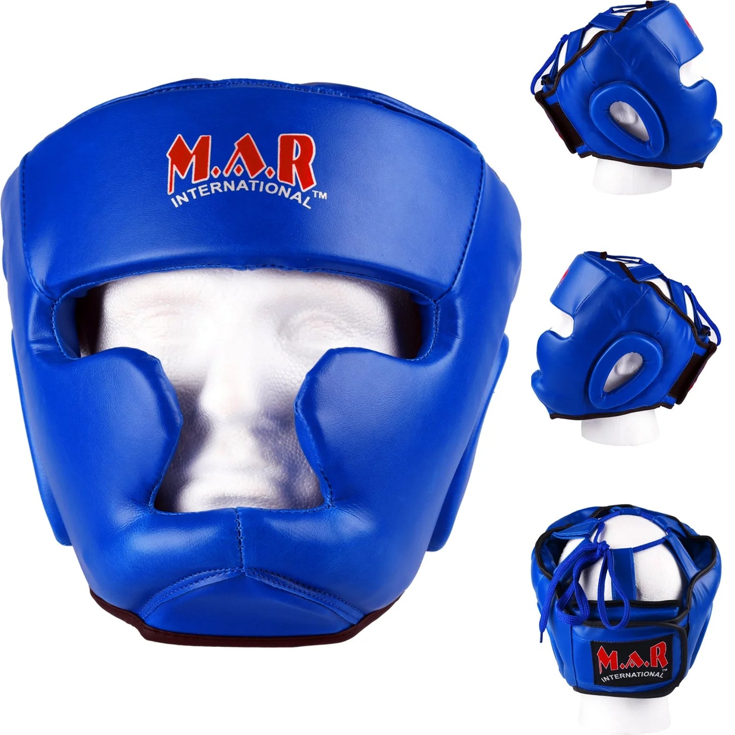 MAR-131C | Genuine Cowhide Leather Head Guard For Competition & Training - Head Guard