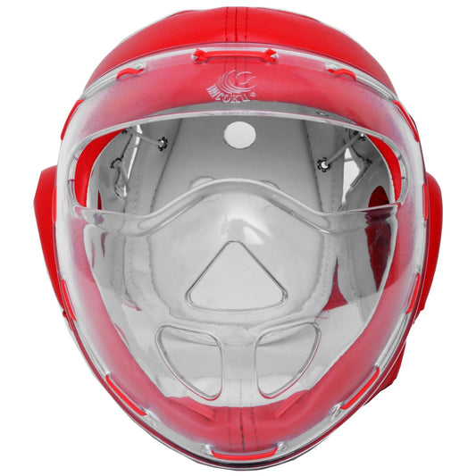 MAR-133A | Red Transparent Mask Head Guard - Head Guard
