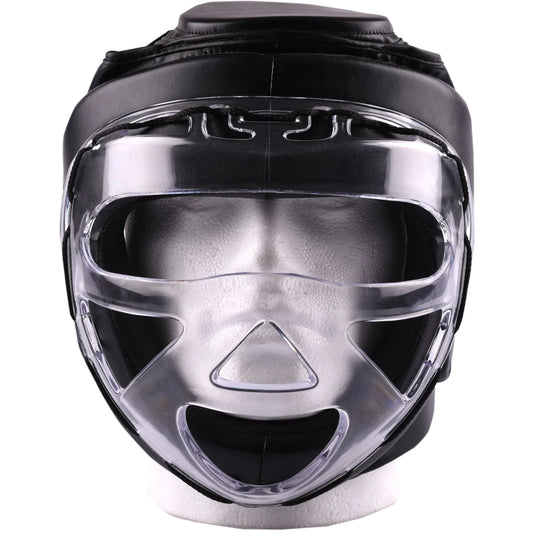MAR-133B | Black Transparent Mask Head Guard - Head Guard