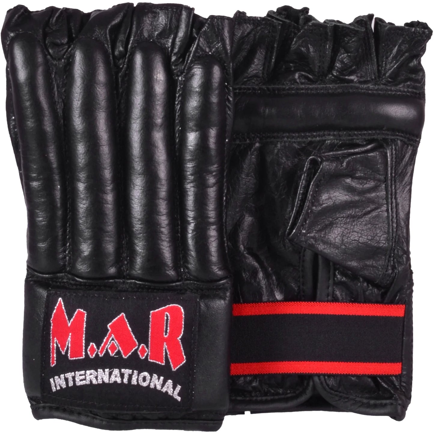 MAR-139 | Black Fingerless Bag Gloves - Compact Gloves
