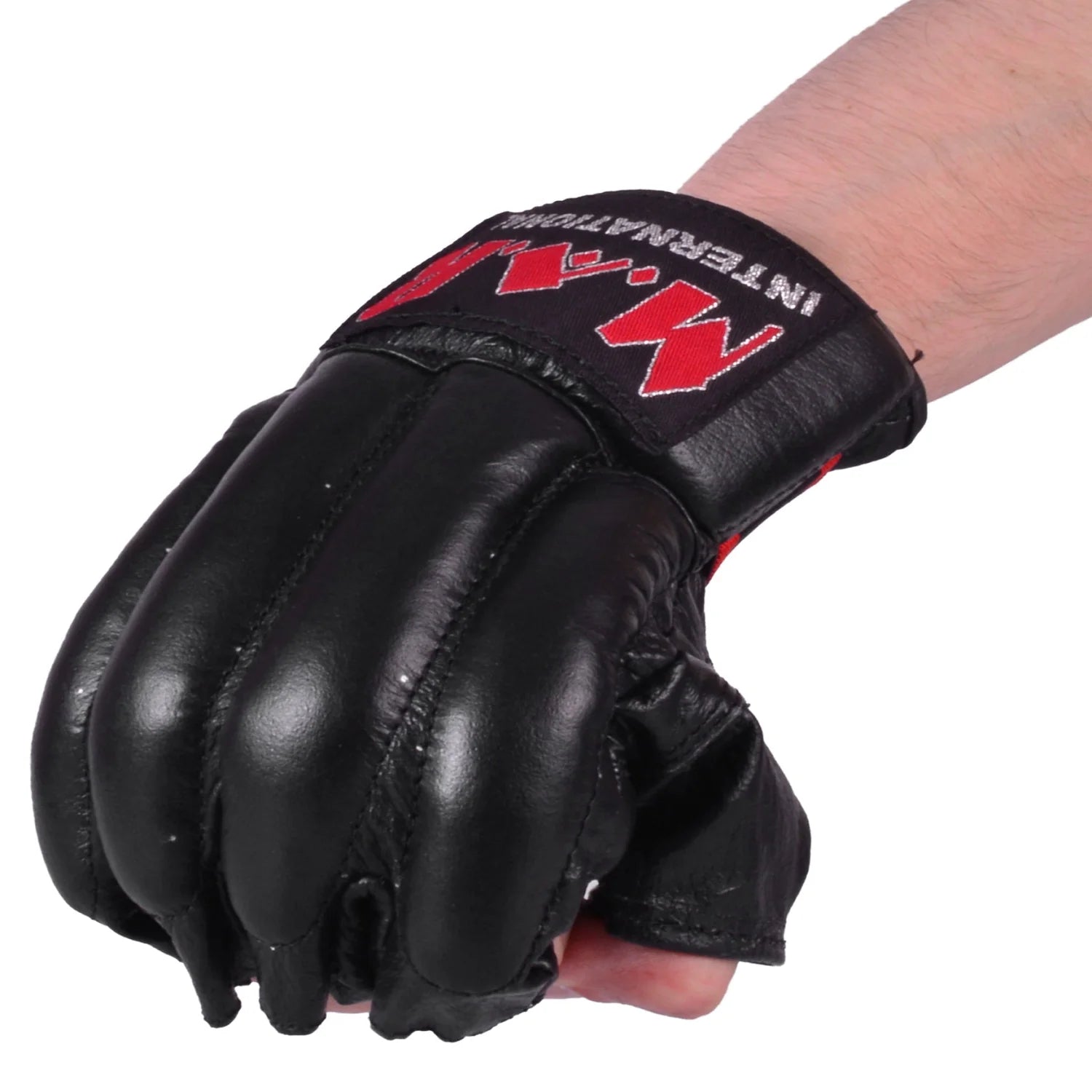 MAR-139 | Black Fingerless Bag Gloves - Compact Gloves