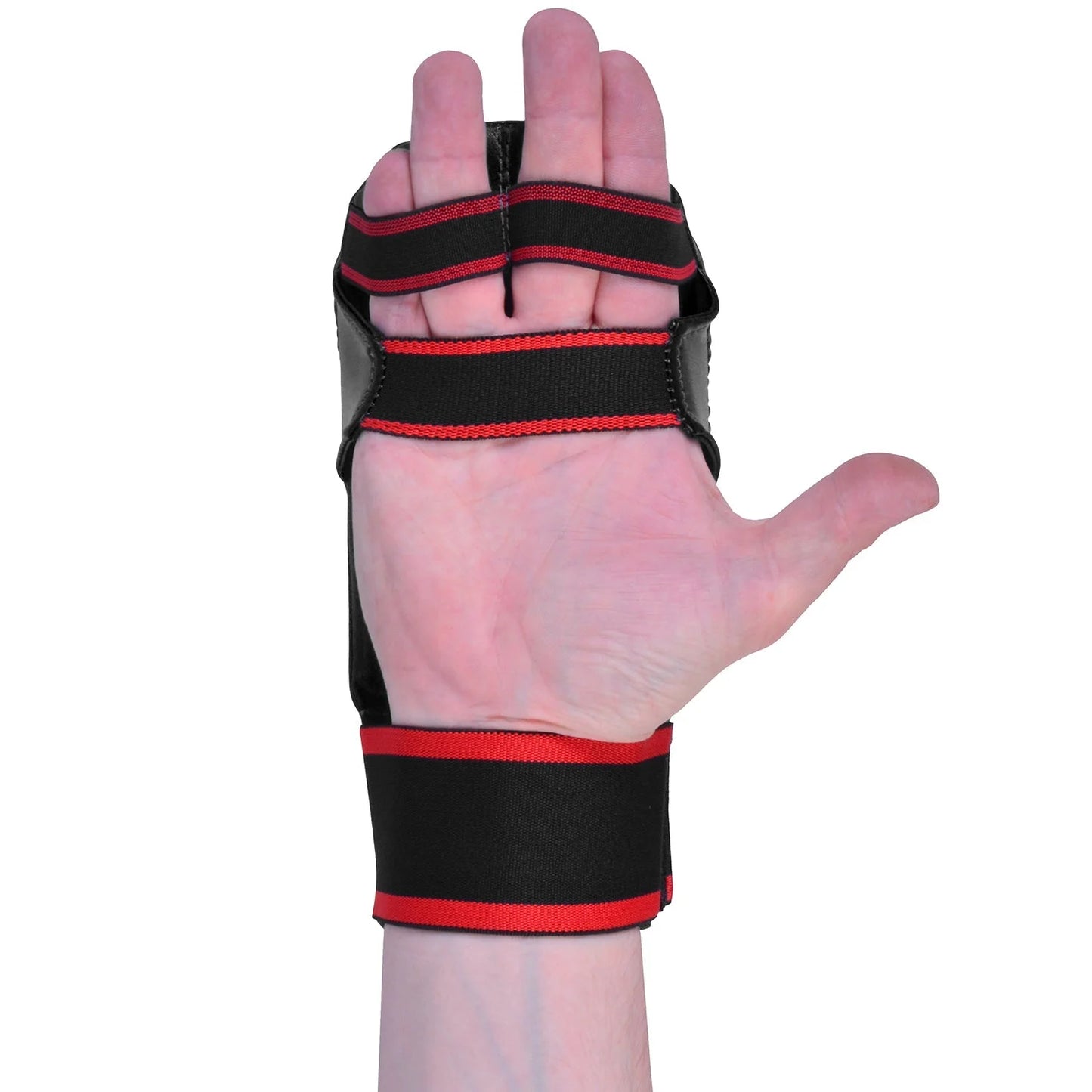 MAR-142D | Black Karate Gloves w/ Moulded Padding - Compact Gloves