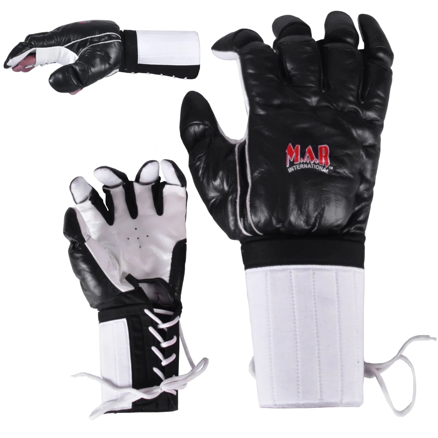 MAR-147 | Leather Ninja Kempo Gloves - Gloves