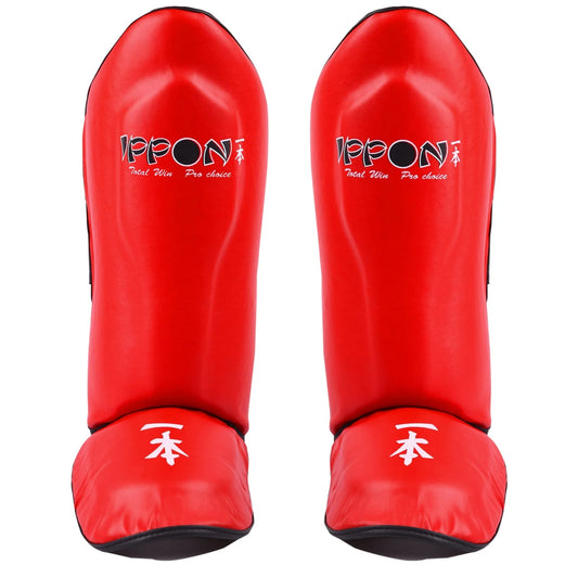 MAR-148A | Red Kickboxing & Thai boxing IPPON Shin & Instep - Pads